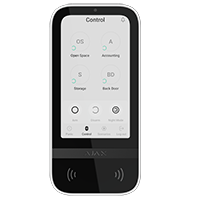 <style> h6 {text-align: center;} </style> <h6>Kontrolpanel med kortlæser</h6>